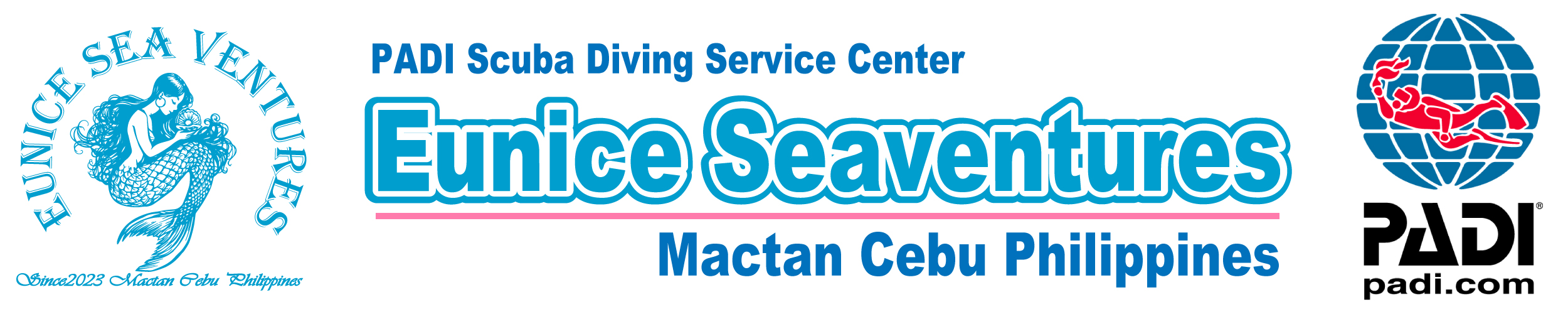 Eunice Sea Ventures Logo with PADI